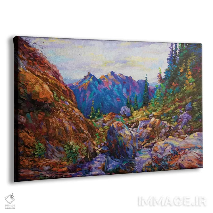 تابلو راز کوه آبی اثر لئون دوونیس - نمای پرسپکتیو محصول