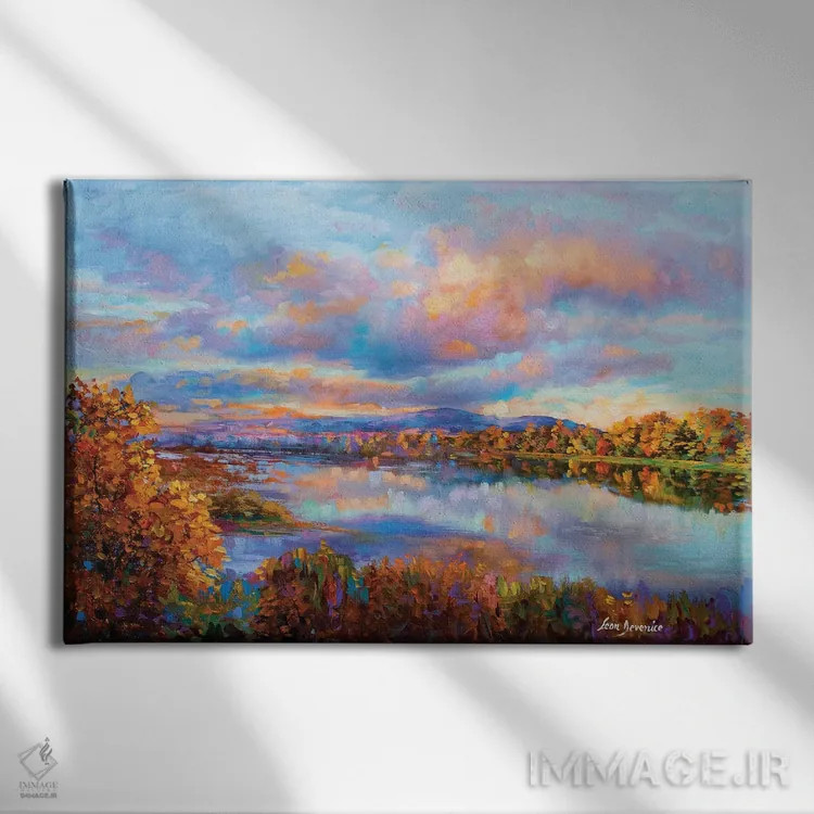 تابلو شعر در هوا اثر لئون دوونیس - نمای روبهرو روی دیوار