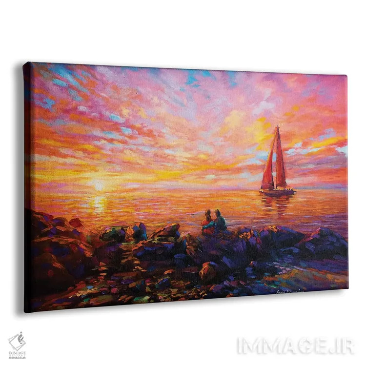 تابلو ملودی غروب اثر لئون دوونیس - نمای پرسپکتیو محصول