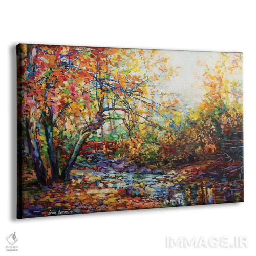 تابلو پل پنهان اثر لئون دوونیس - نمای پرسپکتیو محصول