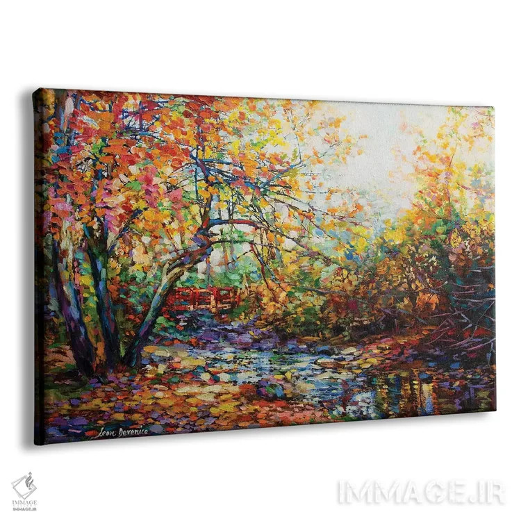 تابلو پل پنهان اثر لئون دوونیس - نمای پرسپکتیو محصول