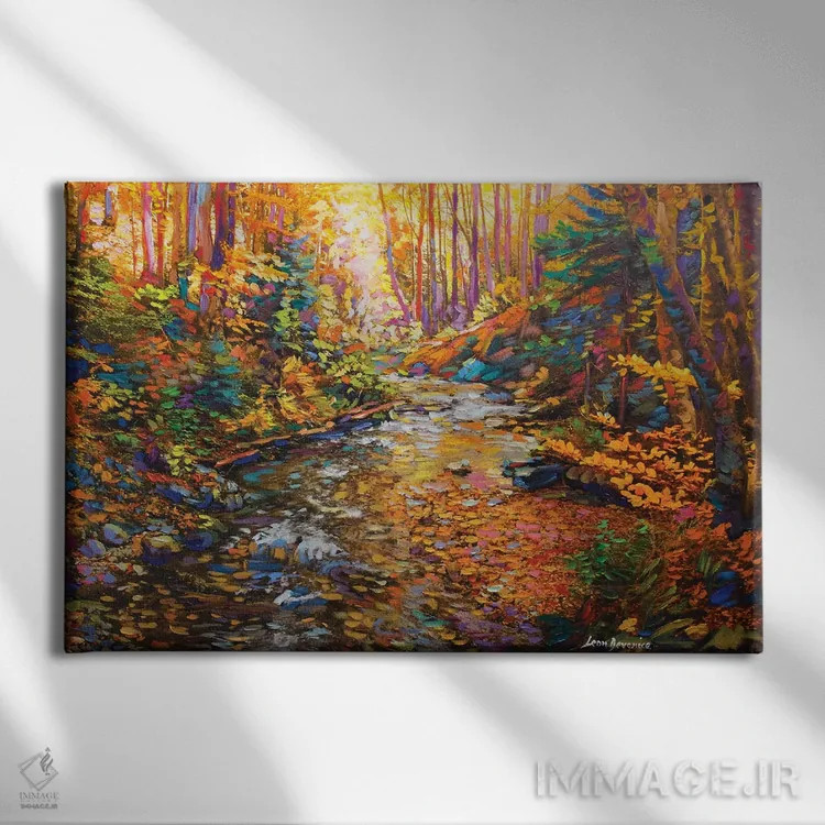 تابلو شکوه پاییز اثر لئون دوونیس - نمای روبهرو روی دیوار