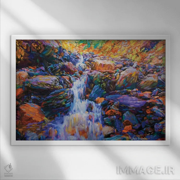 تابلو آواز بهار اثر لئون دوونیس - نمای قابدار سفید