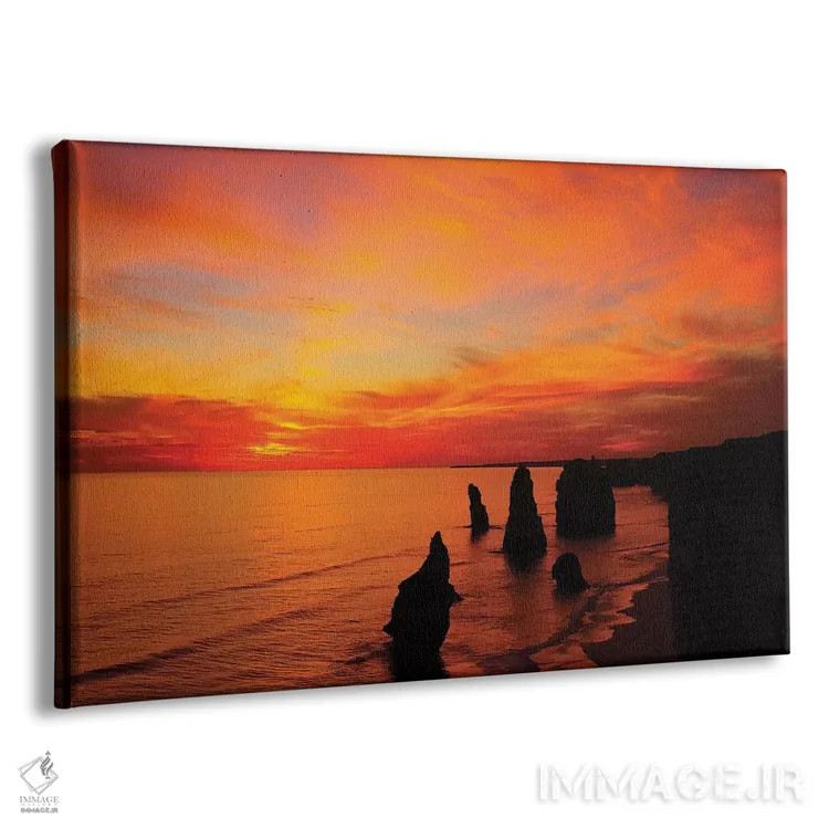 تابلو دوازده رسول در غروب آفتاب I، پارک ملی پورت کمپبل، ویکتوریا، استرالیا اثر دیوید وال - نمای پرسپکتیو محصول