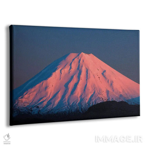 تابلو تابش آلپنگلو بر کوه نگائوروهوه در سپیدهدم، پارک ملی تونگاریر، فلات مرکزی، جزیره شمالی، نیوزیلند اثر دیوید وال - نمای پرسپکتیو محصول