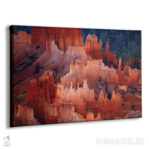 تابلو ستونهای سنگی در آمفیتئاتر از دید نقطه الهام، پارک ملی کانیون برایس، یوتا، آمریکا اثر دیوید وال - نمای پرسپکتیو محصول