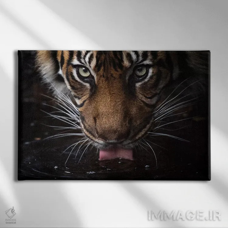 تابلو نوشیدن اثر دیوید وولَن - نمای روبهرو روی دیوار