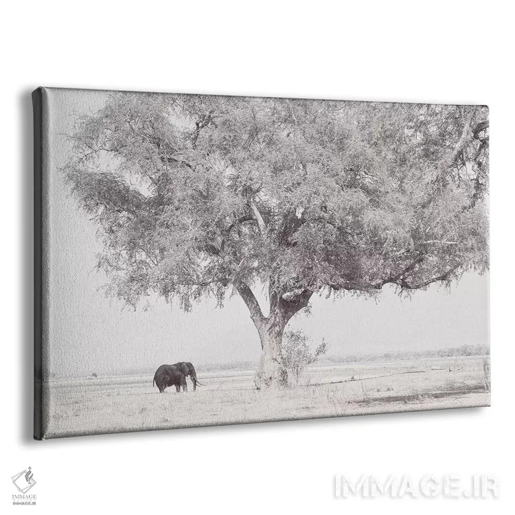 تابلو فیل زامبزی اثر دیوید وولَن - نمای پرسپکتیو محصول