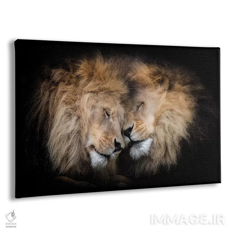 تابلو عشق برادری اثر دیوید وولَن - نمای پرسپکتیو محصول