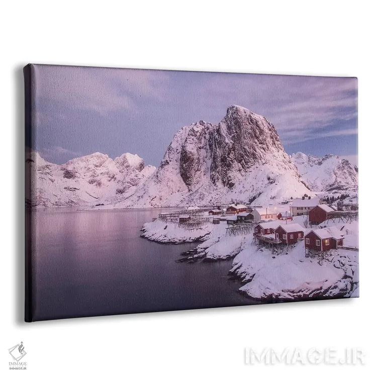 تابلو Moskenesoya, Sakrisoy, Norway.,جزایر لوفوتن، موسکنسئویا، ساکریسئو، نروژ اثر دبورا وینچستر - نمای پرسپکتیو محصول