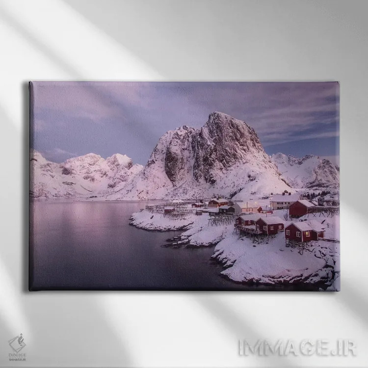 تابلو Moskenesoya, Sakrisoy, Norway.,جزایر لوفوتن، موسکنسئویا، ساکریسئو، نروژ اثر دبورا وینچستر - نمای روبهرو روی دیوار