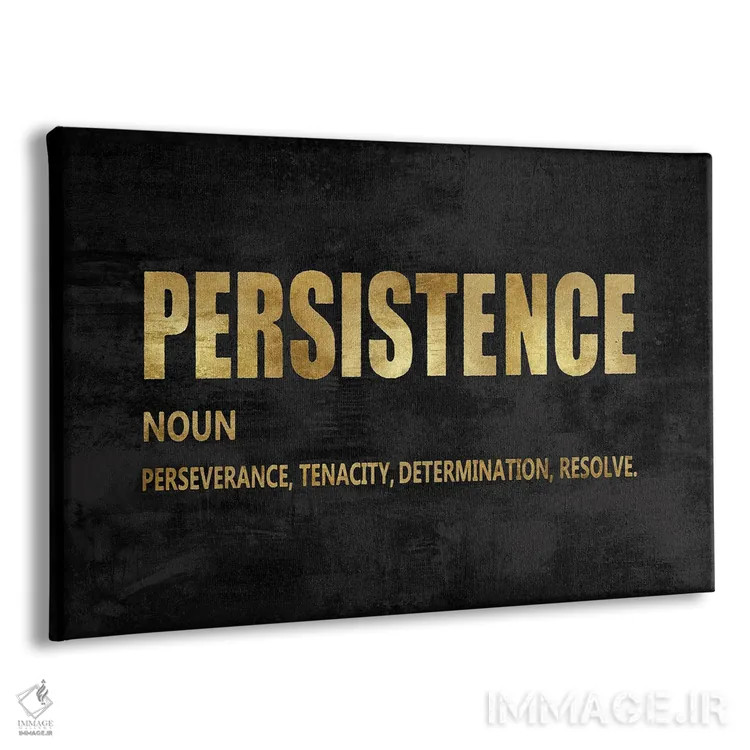 تابلو پایداری به طلا اثر جیمی مکداول - نمای پرسپکتیو محصول