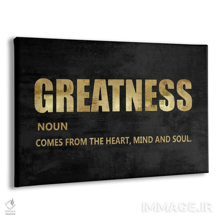 تابلو عظمت به طلا اثر جیمی مکداول - نمای پرسپکتیو محصول