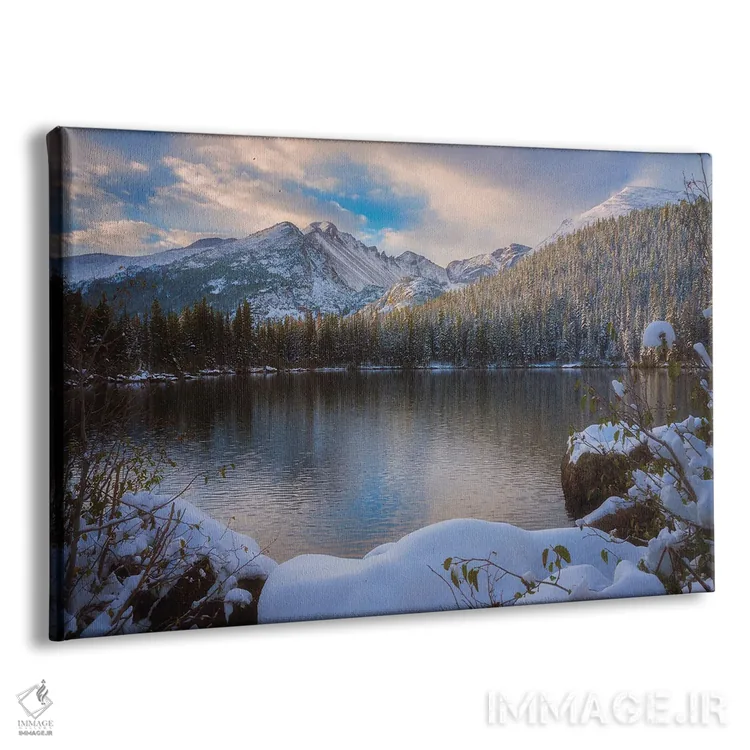 تابلو طلوع برفی قله لانگز اثر دارن وایت فوتوگرافی (عکاس) - نمای پرسپکتیو محصول
