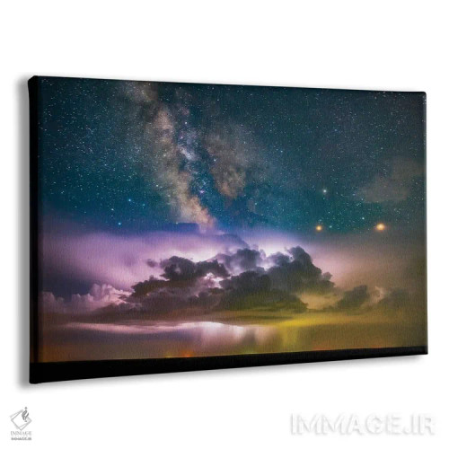 تابلو طرح راه شیری و موسمی اثر دارن وایت فوتوگرافی (عکاس) - نمای پرسپکتیو محصول