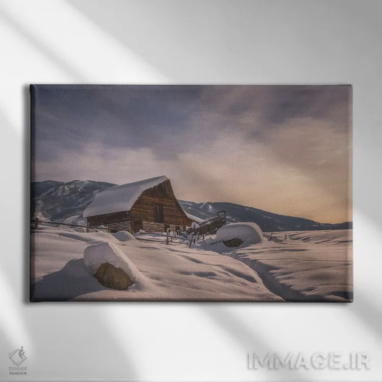 تابلو طلوع آفتاب در استیمبوت اسپرینگز اثر دارن وایت فوتوگرافی (عکاس) - نمای روبهرو روی دیوار