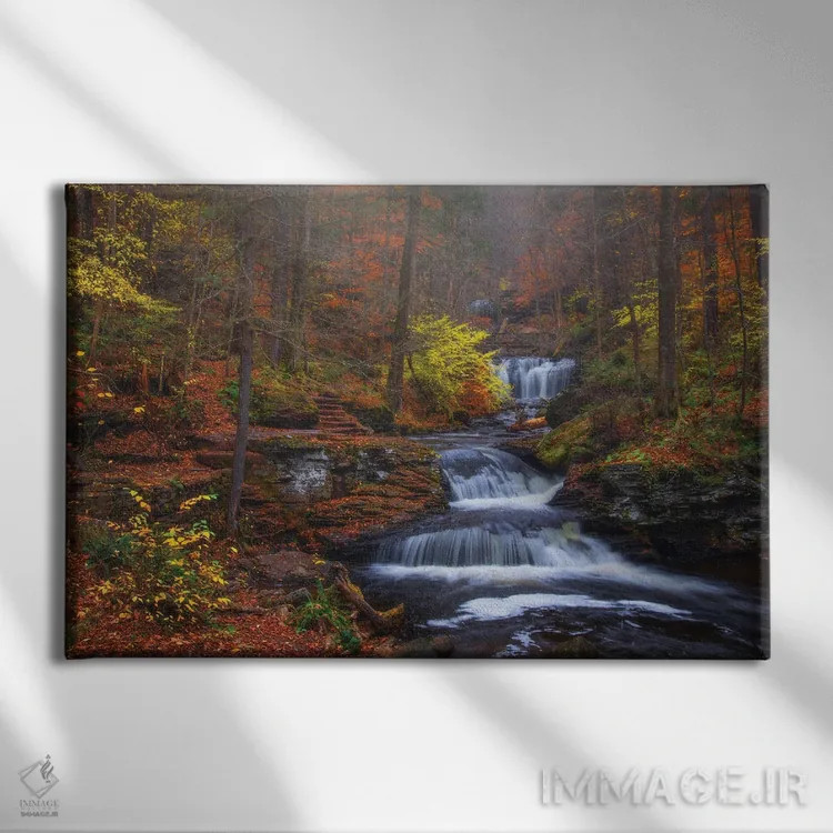 تابلو عشق پاییزی اثر دارن وایت فوتوگرافی (عکاس) - نمای روبهرو روی دیوار