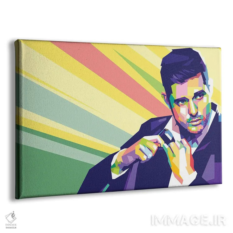 تابلو مایکل بوبله اثر دایات بانگای - نمای پرسپکتیو محصول