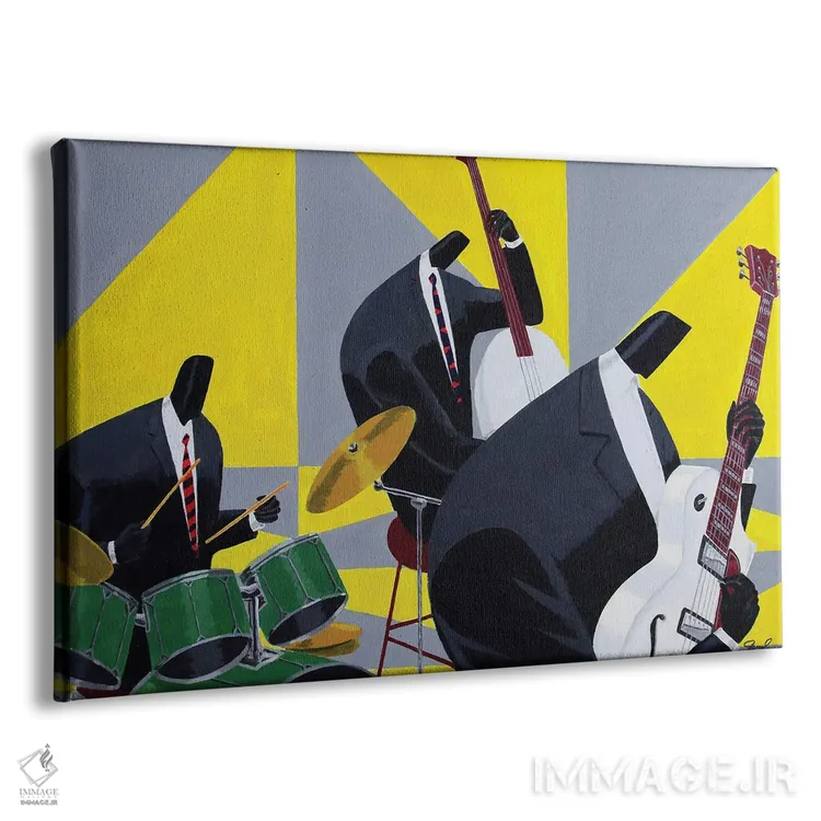 تابلو ست سهتایی اثر دارل دنیلز - نمای پرسپکتیو محصول