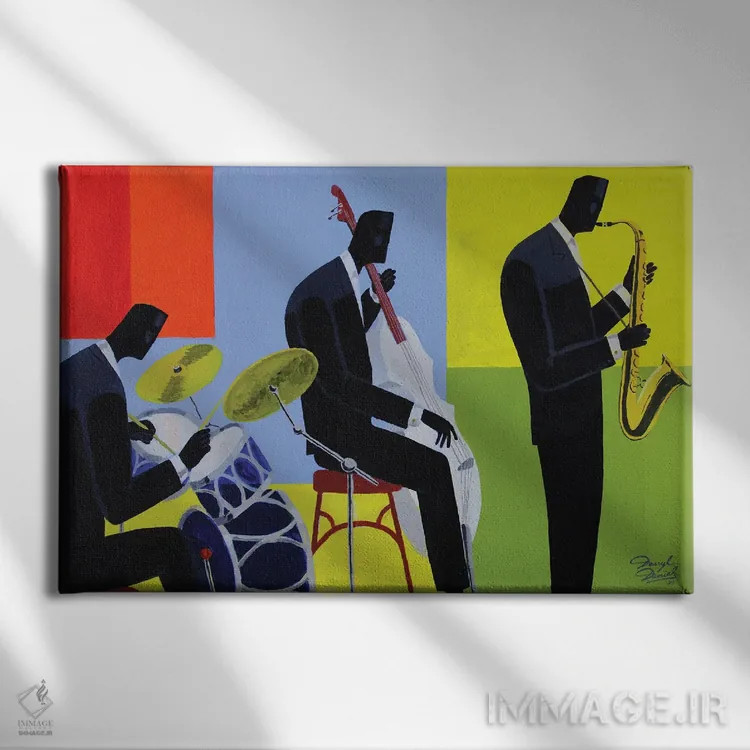 تابلو نوسان تراس اثر دارل دنیلز - نمای روبهرو روی دیوار