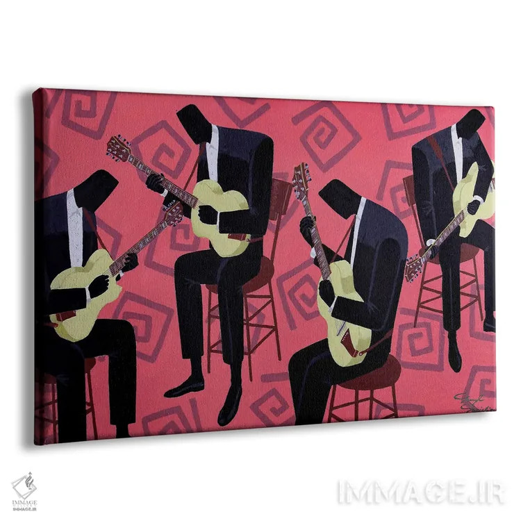 تابلو درمان با ریتم اثر دارل دنیلز - نمای پرسپکتیو محصول