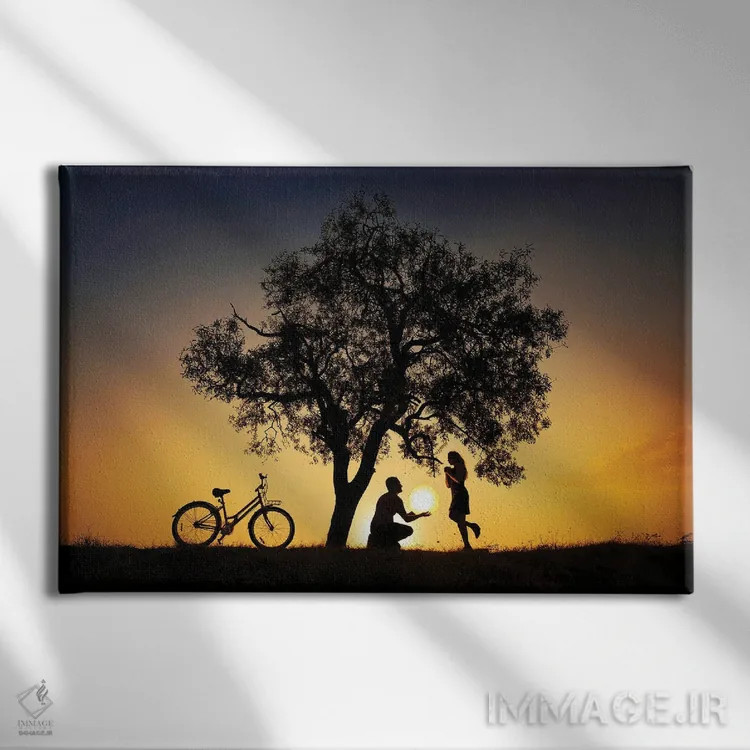 تابلو خورشید برای تو اثر دنیز انر - نمای روبهرو روی دیوار
