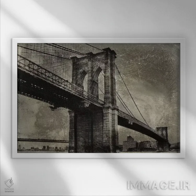 تابلو پل ۱ اثر دیلان متیوز - نمای قابدار سفید