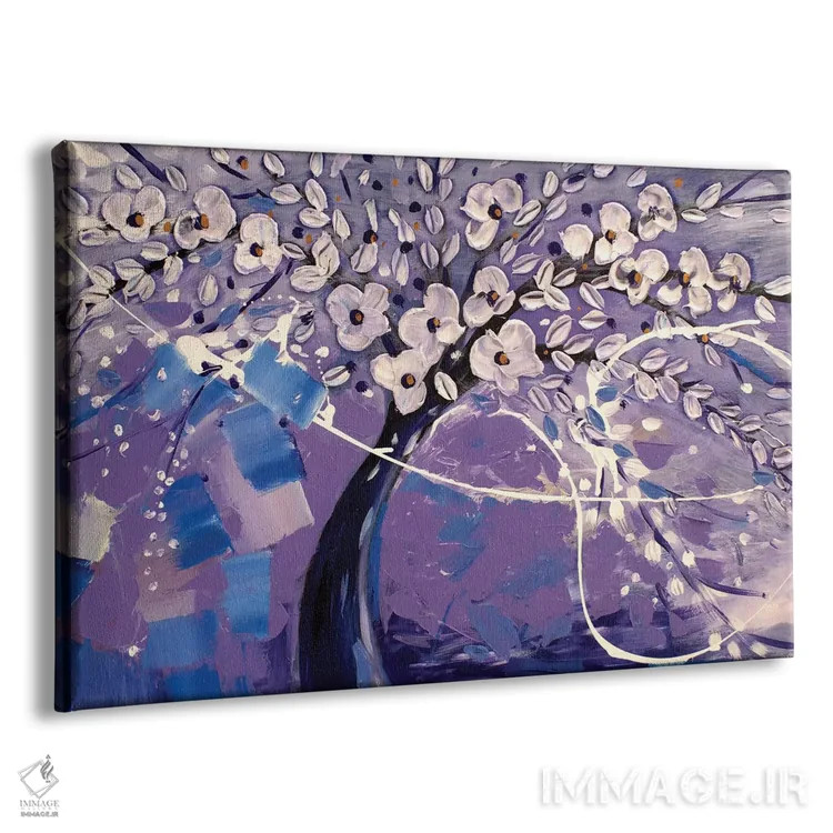 تابلو رویای بنفش اثر رباورهاا کریستوا - نمای پرسپکتیو محصول