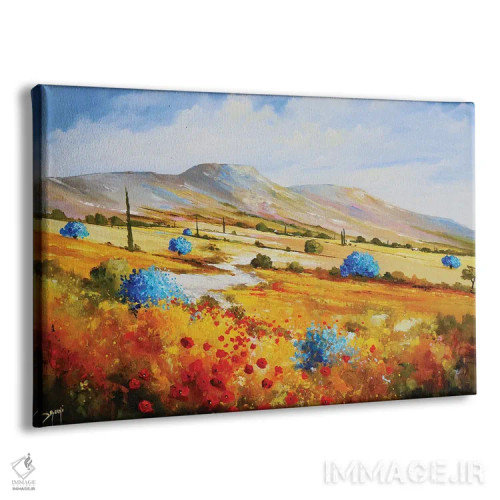 تابلو درختان زیتون آبی در آلپی (آلپیل فرانسه) اثر اریک برونی - نمای پرسپکتیو محصول