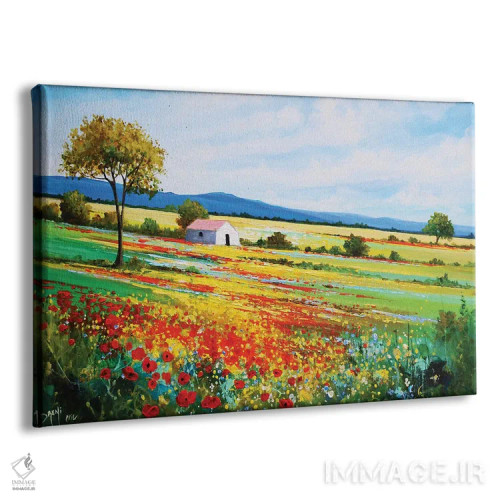 تابلو منظرهٔ گلی اثر اریک برونی - نمای پرسپکتیو محصول