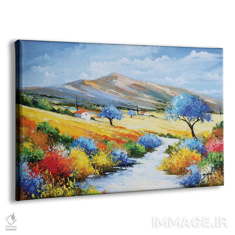 تابلو یک روز تابستانی در پرووانس اثر اریک برونی - نمای پرسپکتیو محصول