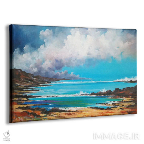 تابلو کف و آسمان اثر اریک برونی - نمای پرسپکتیو محصول