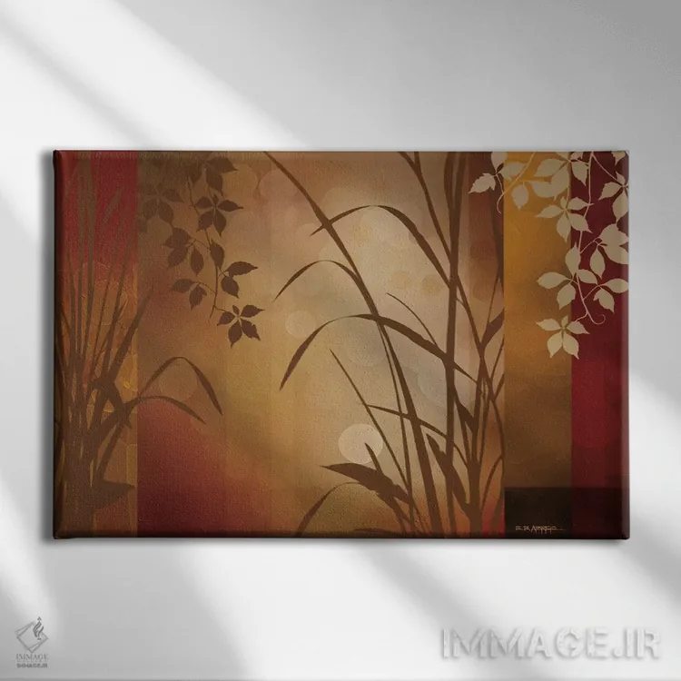 تابلو سیلوئت کاهگونی اثر ادوارد آپاریسیو - نمای روبهرو روی دیوار