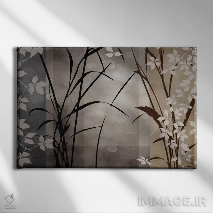 تابلو نجوای نقرهای دو اثر ادوارد آپاریسیو - نمای روبهرو روی دیوار