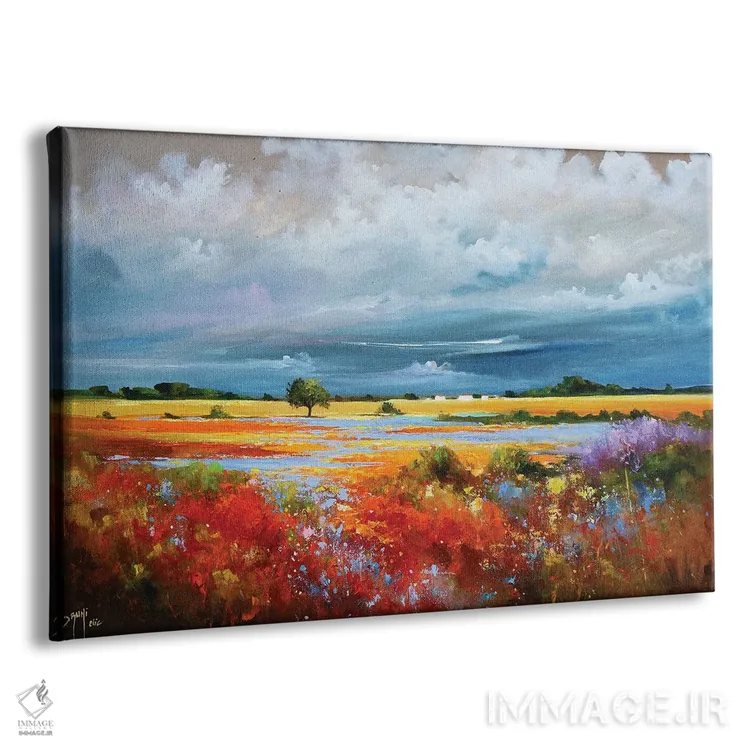 تابلو دشت در آسمان آسمان اثر اریک برونی - نمای پرسپکتیو محصول