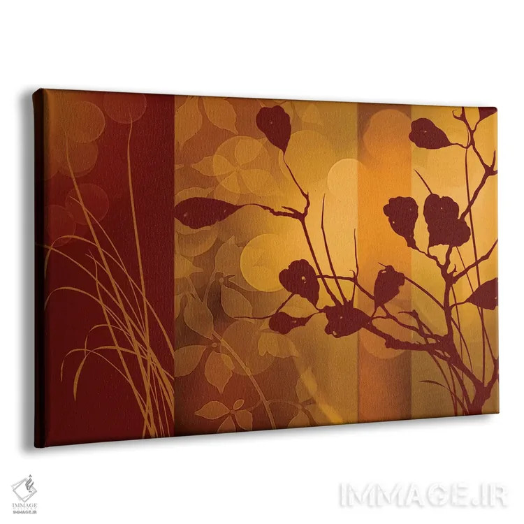 تابلو سیلوئت سرخ اثر ادوارد آپاریسیو - نمای پرسپکتیو محصول