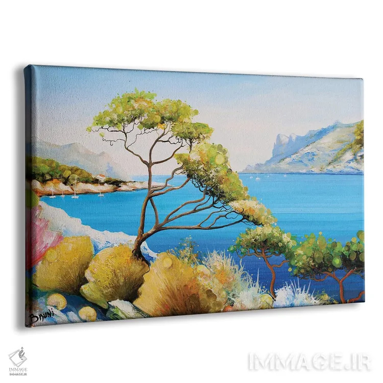 تابلو کالانک سورمیو (خلیج کوچکی در فرانسه) اثر اریک برونی - نمای پرسپکتیو محصول