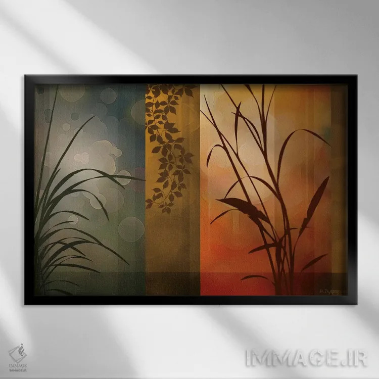 تابلو از غروب تا سپیدهدم اثر ادوارد آپاریسیو - نمای قابدار مشکی