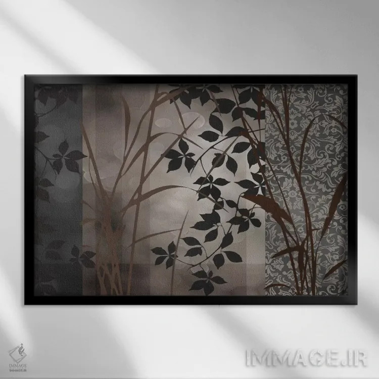 تابلو نجوای نقرهای یک اثر ادوارد آپاریسیو - نمای قابدار مشکی