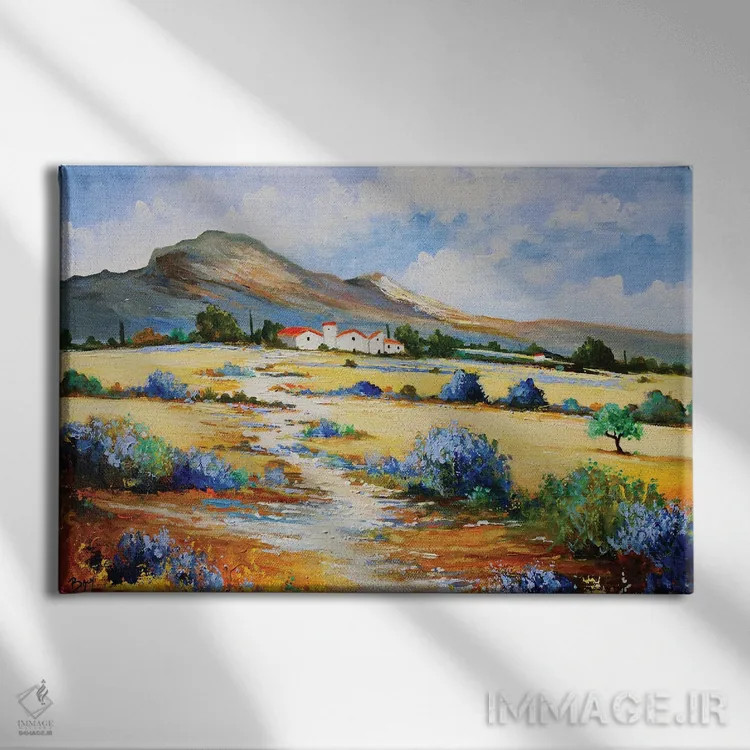 تابلو مسیر پیادهرو اثر اریک برونی - نمای روبهرو روی دیوار