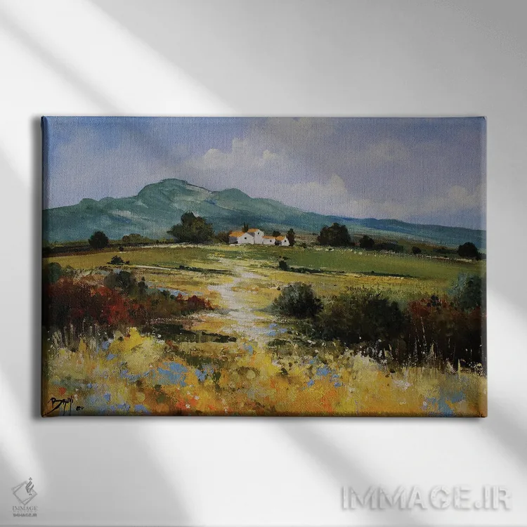 تابلو بهشت تازگی اثر اریک برونی - نمای روبهرو روی دیوار