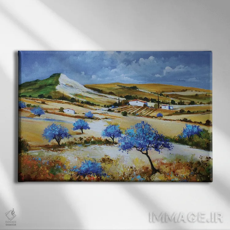 تابلو چهارراه اثر اریک برونی - نمای روبهرو روی دیوار