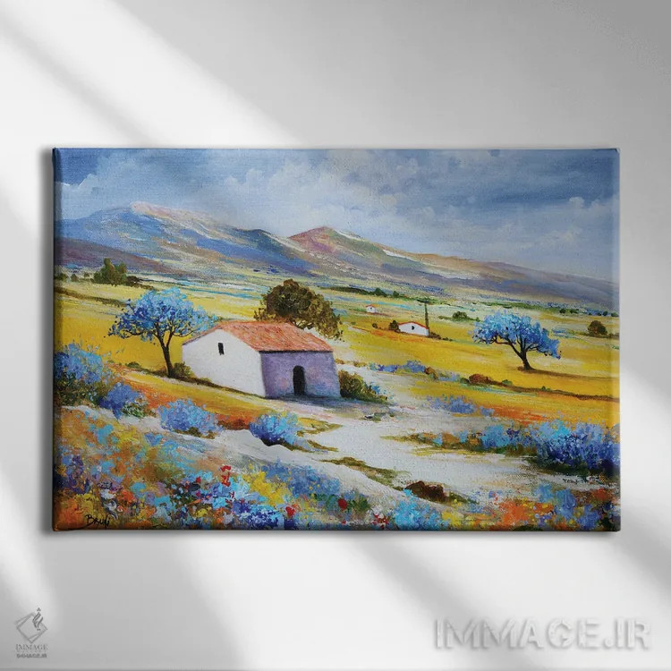 تابلو پرووانس آرام اثر اریک برونی - نمای روبهرو روی دیوار
