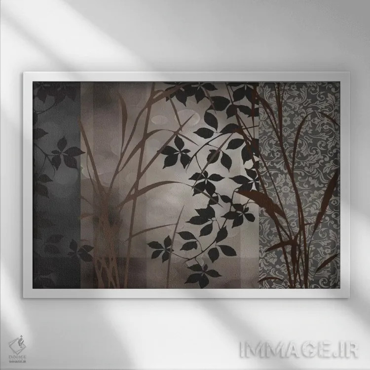 تابلو نجوای نقرهای یک اثر ادوارد آپاریسیو - نمای قابدار سفید