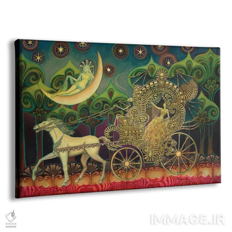 تابلو نفتیس: نگهبان مردگان (اسطورهشناسی مصر) اثر امیلی بالیوت - نمای پرسپکتیو محصول