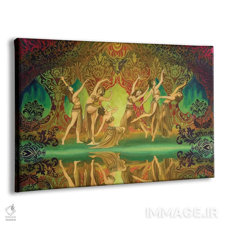 تابلو سی (پریهای جنگل مقدس) (اسطورهشناسی ایرلند) اثر امیلی بالیوت - نمای پرسپکتیو محصول