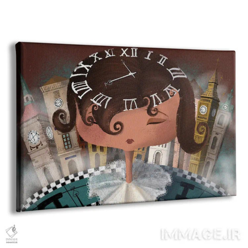 تابلو اختلاف زمانی اثر الی بیکزاده - نمای پرسپکتیو محصول