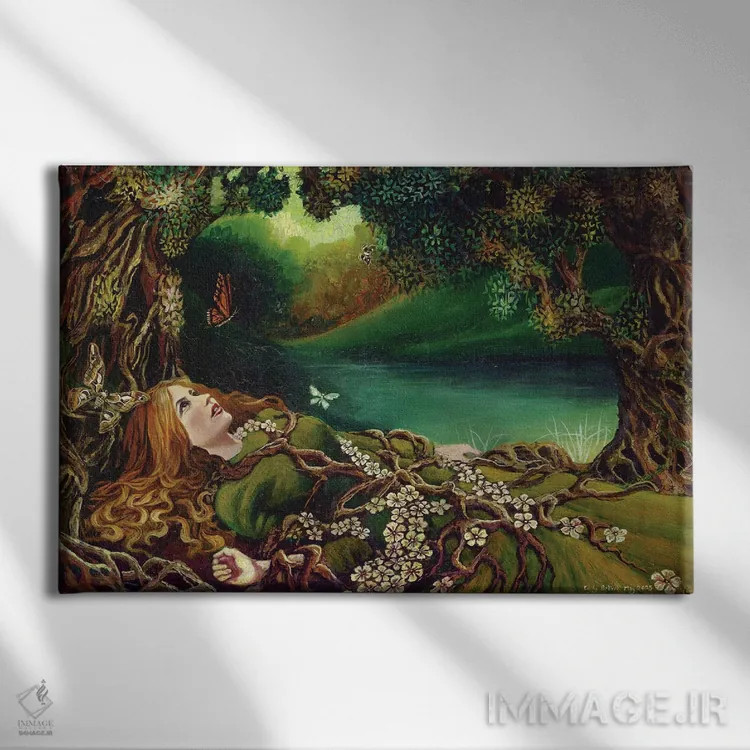 تابلو بیداری اثر امیلی بالیوت - نمای روبهرو روی دیوار