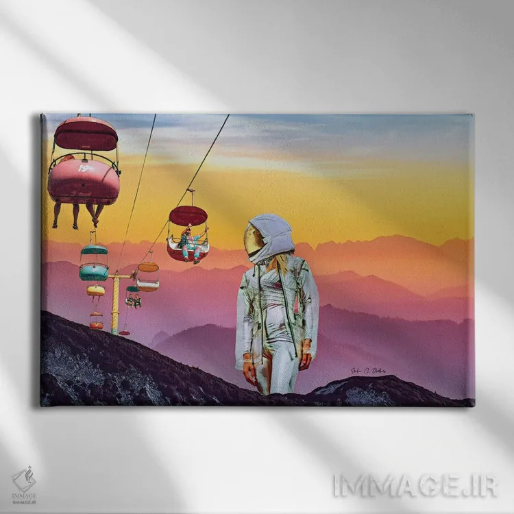 تابلو مهمان اثر اریکا سی. برادرز - نمای روبهرو روی دیوار