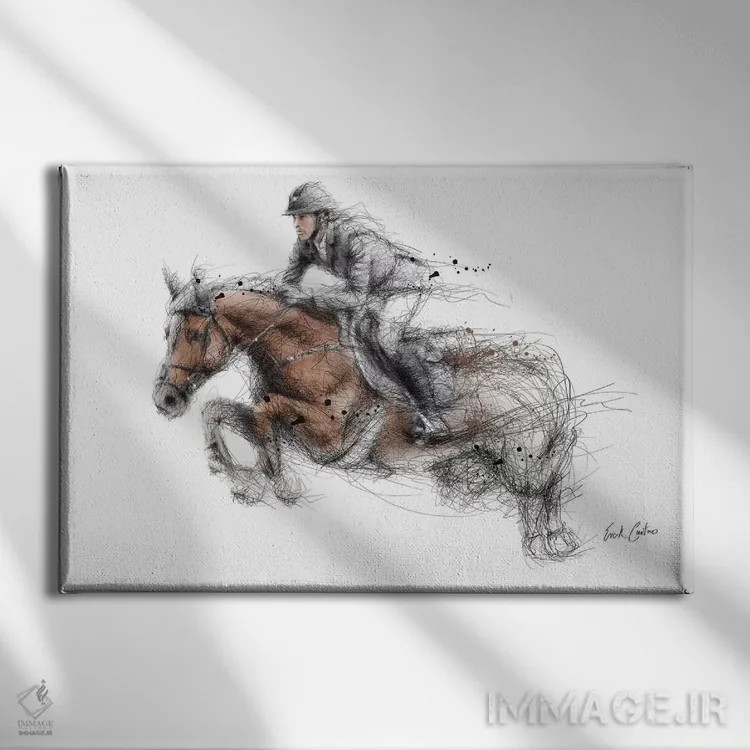 تابلو همزیستی اثر ریک سنتنو - نمای روبهرو روی دیوار